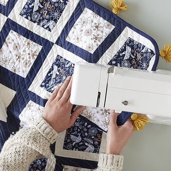 How to Sew a Festive Quilt with Tassels