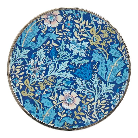 Blue Woodblock Floral Fabric Weights 2 Pack image number 3