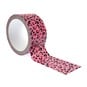 Pink Leopard Print Duct Tape 48mm x 10m image number 1
