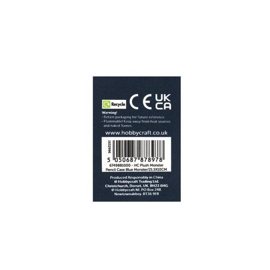 Reversible Plush Monster Pencil Case image number 6