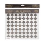 Cadence Checkerboard Home D&eacute;cor Stencil 25cm x 25cm  image number 1