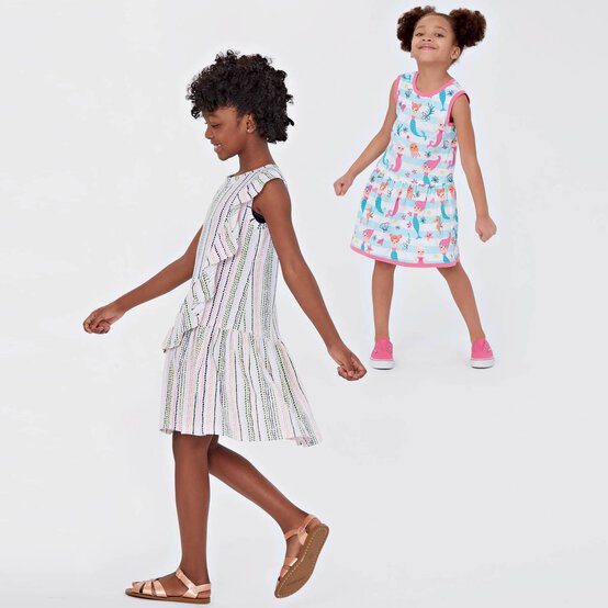 New Look Girls&rsquo; Dresses Sewing Pattern N6630 image number 4