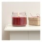 Red Glass Jar Candle 8cm image number 1