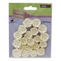 Moonlight Pearl Blossom Paper Flowers 20 Pack image number 2