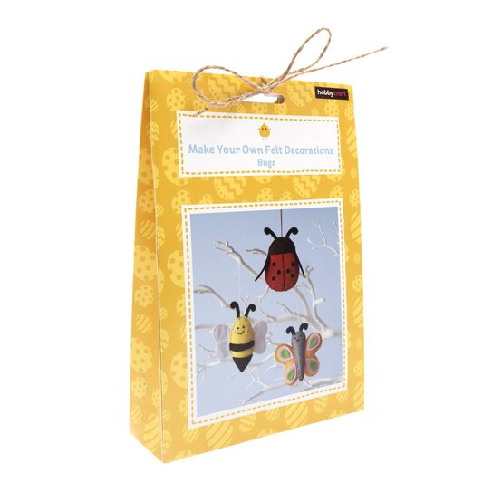 Make Your Own Felt Bug Decorations 3 Pack image number 3