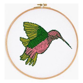 FREE PATTERN DMC Hummingbird Cross Stitch 0208 image number 2