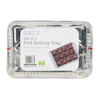 Foil Baking Trays 2 Pack 