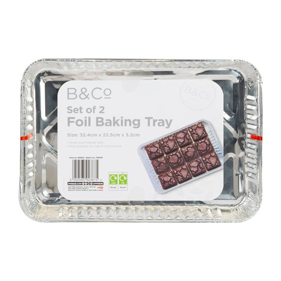 Foil Baking Trays 2 Pack  image number 1