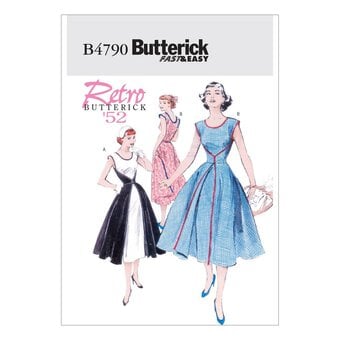 Butterick Women's Wrap Dress Sizes 8 to 14 Sewing Pattern B4790