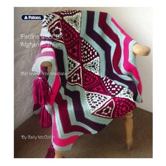 FREE PATTERN Crochet Afghan Throw Blanket