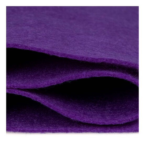 Purple Polyester Felt Sheet A4