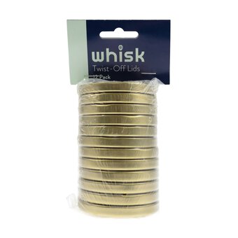 Whisk Twist-Off Lids 12 Pack