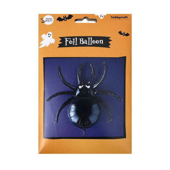 Large Black Spider Foil Balloon image number 2