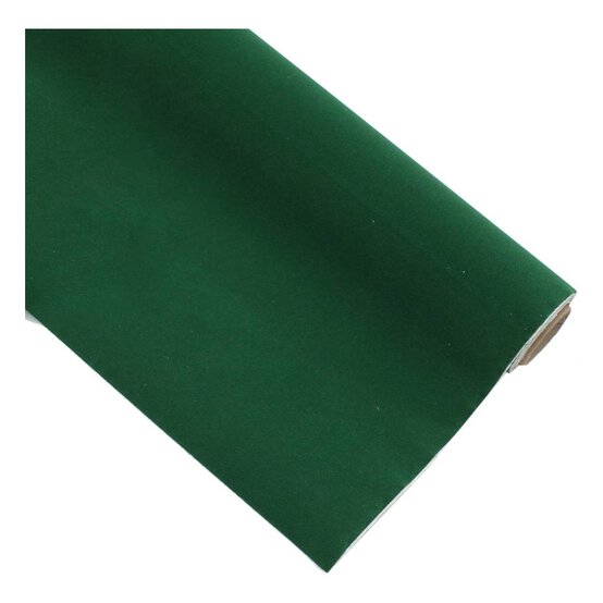 Fablon Vinyl Sticky Back Velour Green image number 1