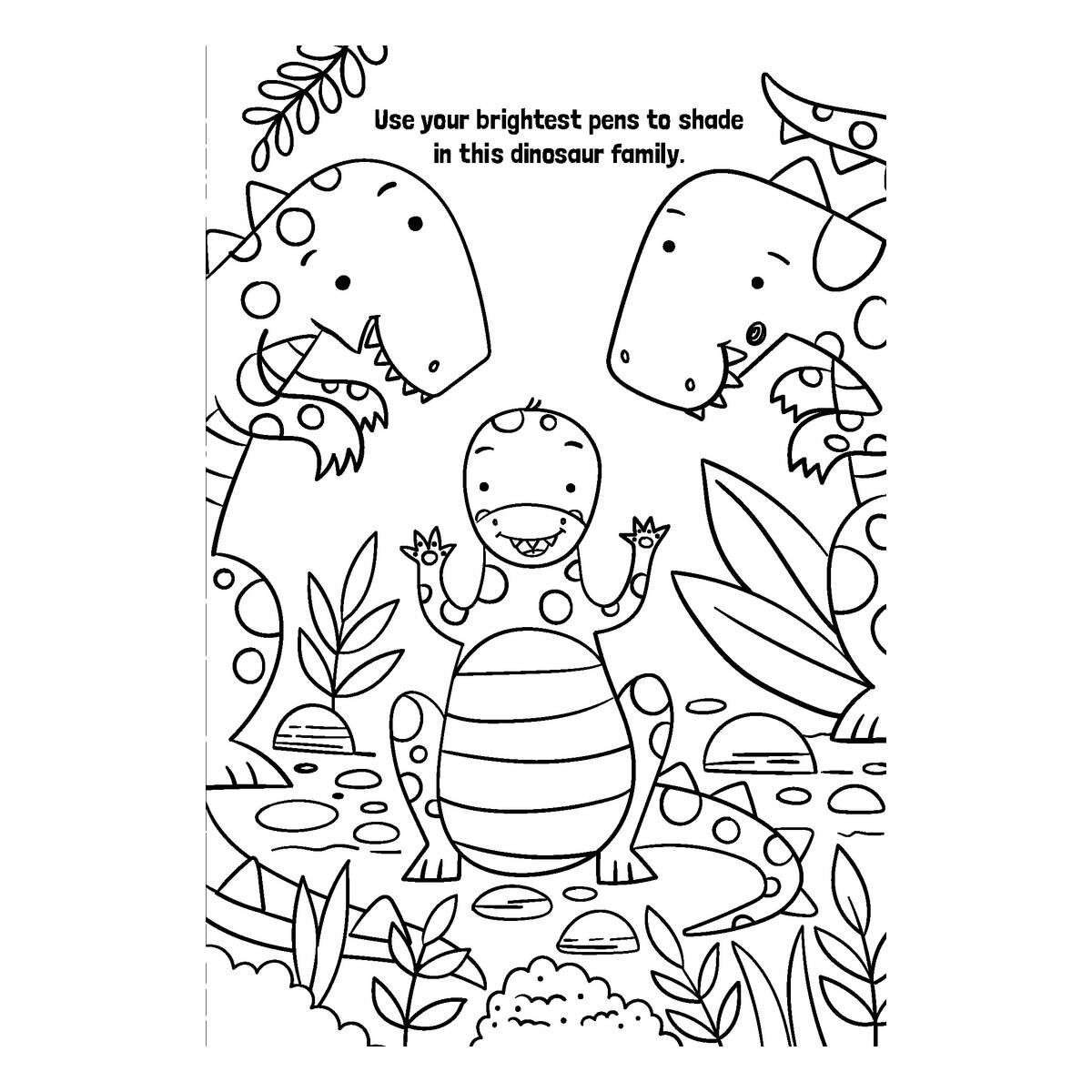 Dinosaur Neon Scratch Art Book Hobbycraft