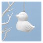 Hanging Ceramic Duck Decoration 7cm image number 1
