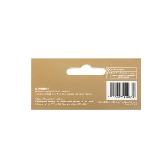 Create & Celebrate Save the Date Stickers 50 Pack image number 5