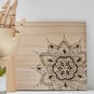 How to Make a Pyrography Mandala Wooden Board image number 1