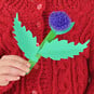 How to Make a Pom Pom Paper Thistle image number 1