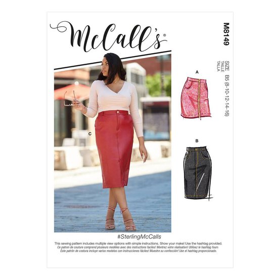 McCall&rsquo;s Sterling Skirts Sewing Pattern M8149 (18-24) image number 1