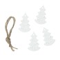 Embossed Clay Tree Embellishments 4 Pack image number 4
