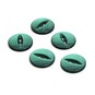 Hemline Emerald Basic Fish Eye Button 5 Pack image number 1