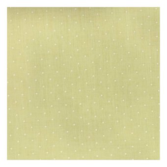 Yellow Lacquer Spot Polycotton Fabric by the Metre