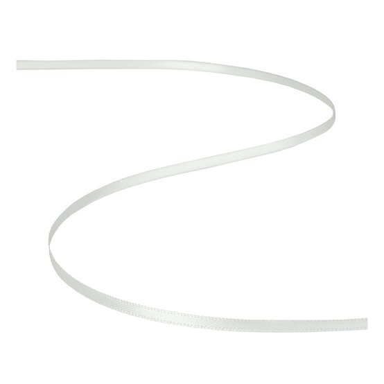 Antique White Double-Faced Satin Ribbon 3mm x 5m image number 2
