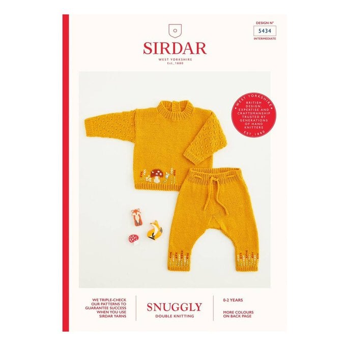 Sirdar Snuggly DK Jumper and Trousers Pattern 5434 image number 1