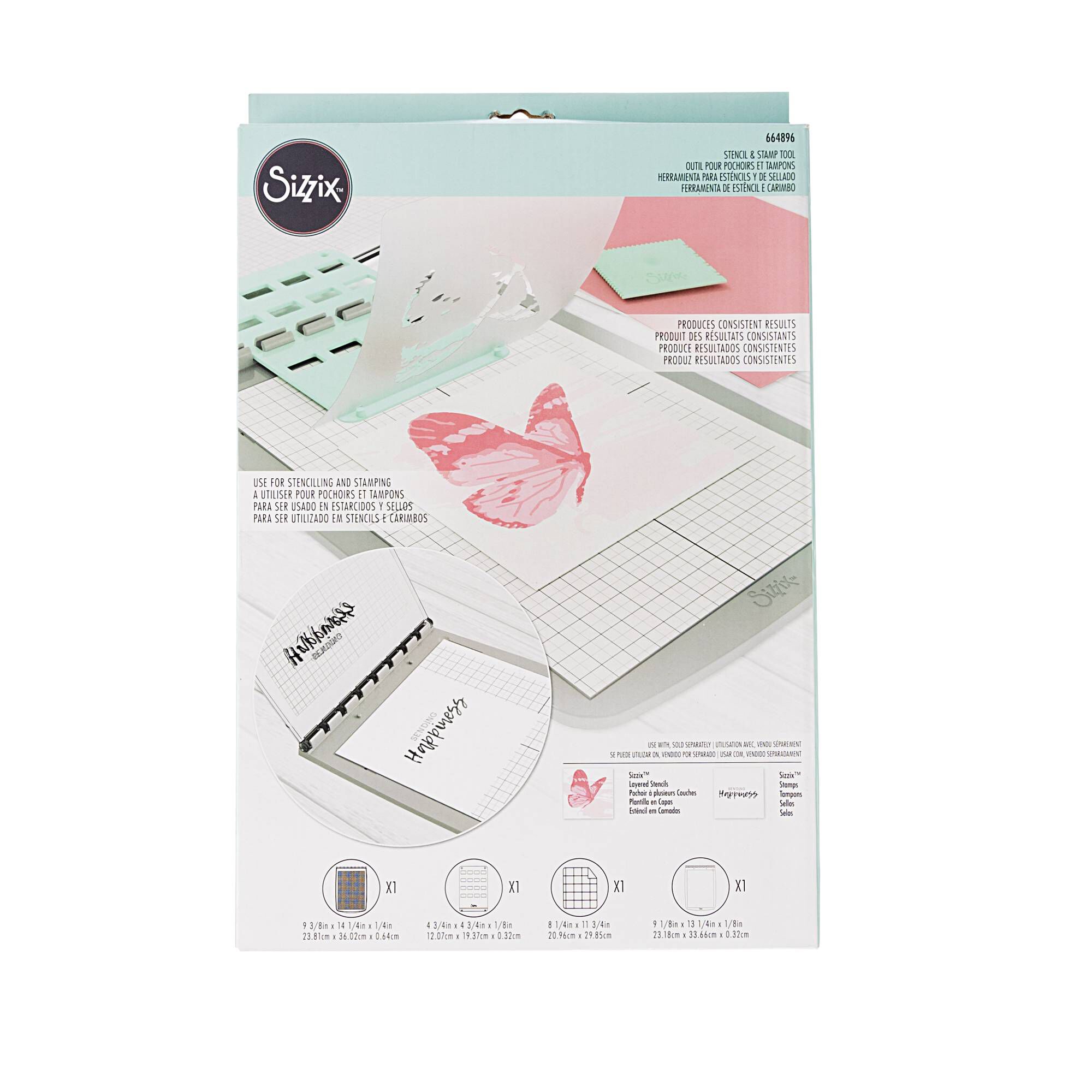 Sizzix Stencil and Stamp Tool Hobbycraft