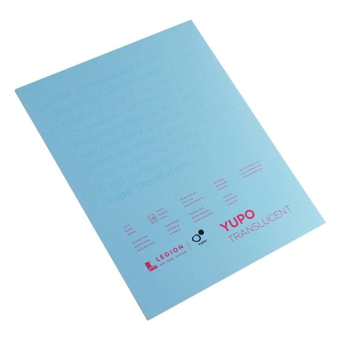 Yupo Translucent Pad 11 x 14 Inches 15 Sheets image number 1
