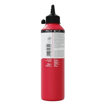 Daler-Rowney System3 Crimson Fluid Acrylic 500ml (513)