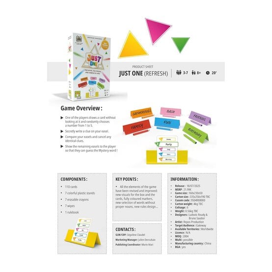 Just One: Refresh Party Game  image number 4