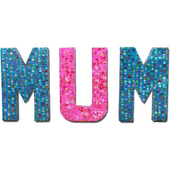 Mache Letter U 20cm image number 5