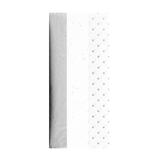 Assorted Metallic Tissue Paper 70cm x 50cm 6 Pack image number 3