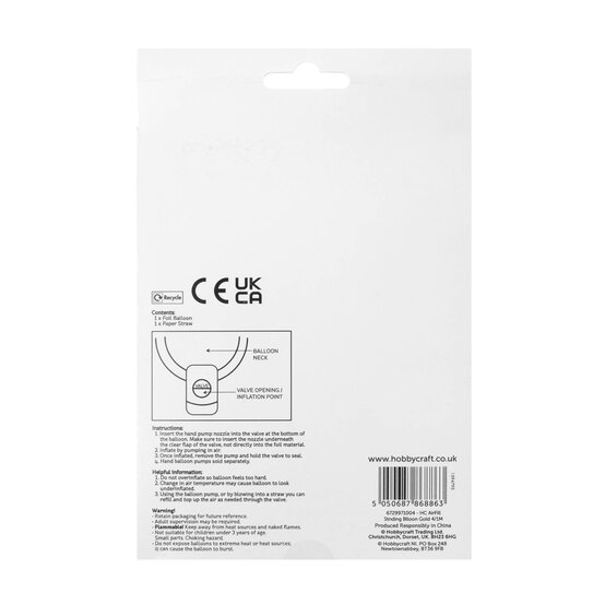 Standing Gold Number 4 Balloon 1m  image number 5