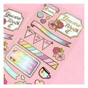 Paper House Self Care Pastel Stickers 38 Pack