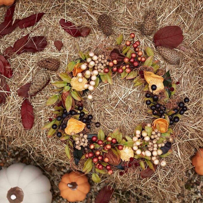 How to Make a Wreath for Autumn image number 1