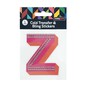 Cold Transfer and Bling Letter Z Sticker Set image number 1