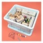 Whitefurze 32 Litre Pastel Blue Stack and Store Storage Box  image number 2