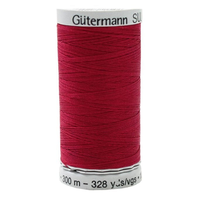 Gutermann Red Sulky Cotton Thread 30 Weight 300m (1169) image number 1