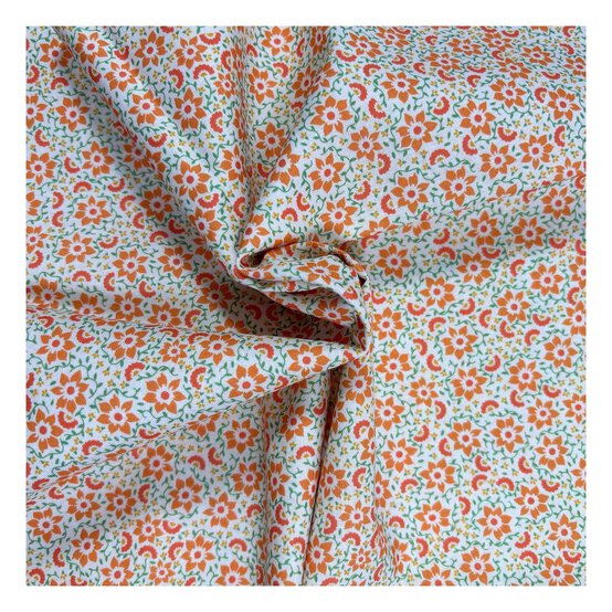 Island Haven Sunburst Vine Cotton Fabric by the Metre image number 1