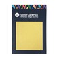 Gold Glitter Card A4 16 Pack image number 3