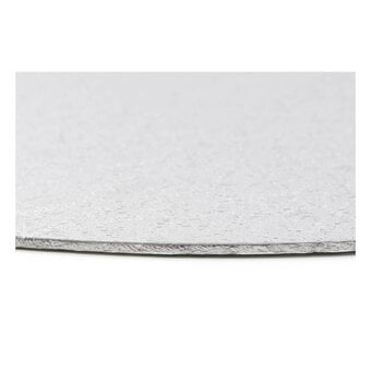 Silver Round Double Thick Card Cake Board 10 Inches image number 2