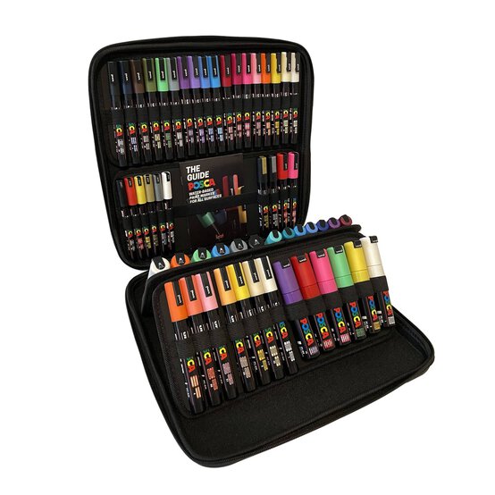 Uni-ball Posca Assorted Marker Pens 54 Pack image number 2