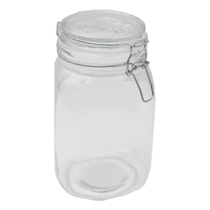 Clear Clip-Top Glass Jar 1.5 Litre image number 1