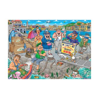 Wasgij Original 47 Boating Bedlam Jigsaw Puzzle 1000 Pieces