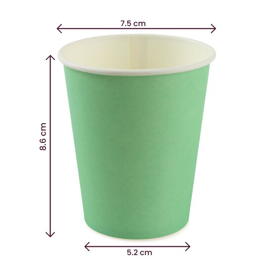 Fresh Mint Paper Cups 8 Pack image number 4
