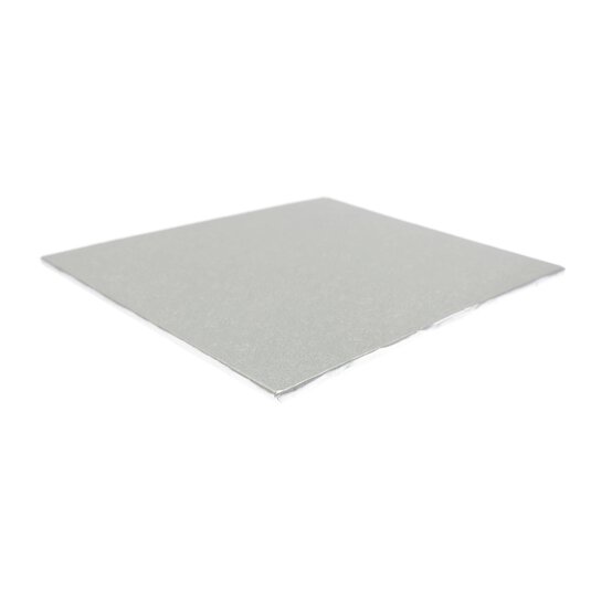Silver Square Double Thick Card Cake Board 6 Inches image number 2