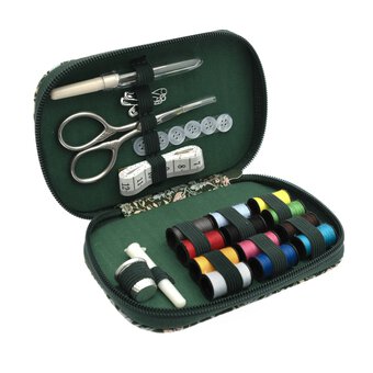 Floral Wood Block Sewing Kit